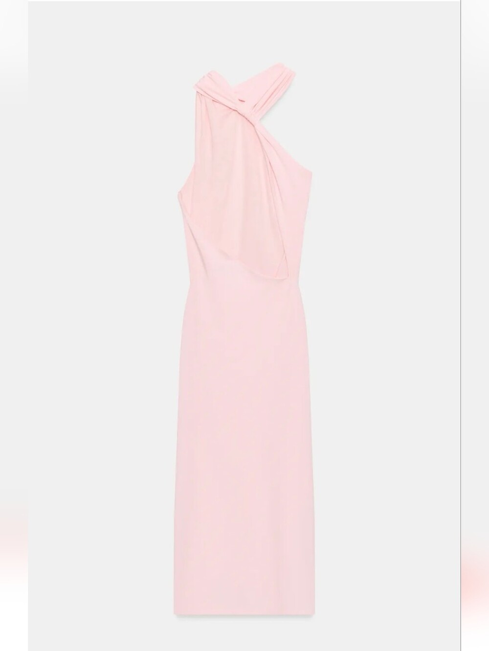 ZARA RUCHED HALTER DRESS - Picture 6 of 7